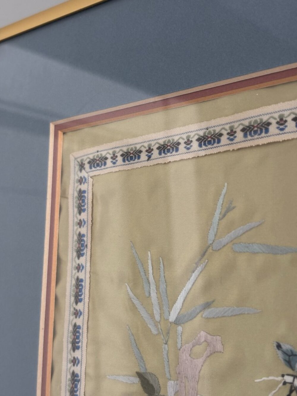 Vintage Silk Embroidery - Framed - Picture 6 of 9